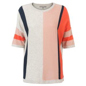 Oliver Bonas Absent Stripe Knitted T-Shirt